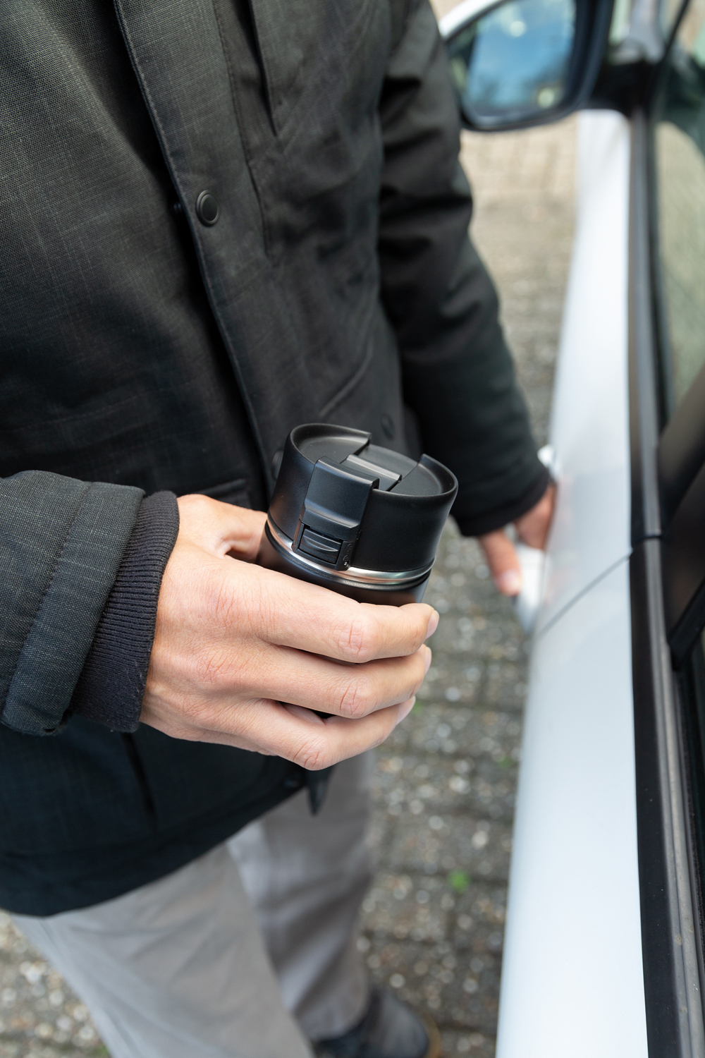 Компактная вакуумная кружка Bogota с керамическим покрытием-4