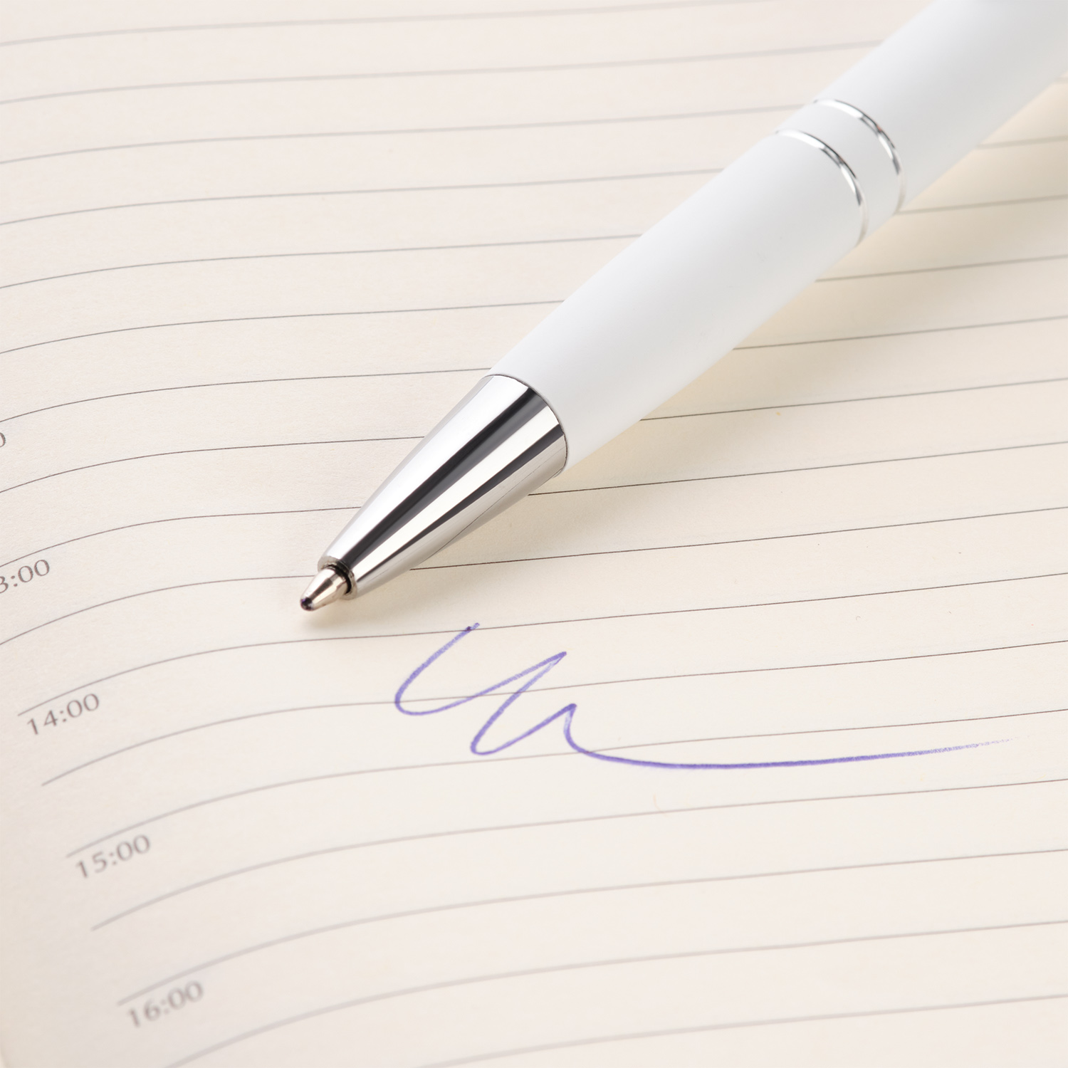 Шариковая ручка Comet NEO, белая-3