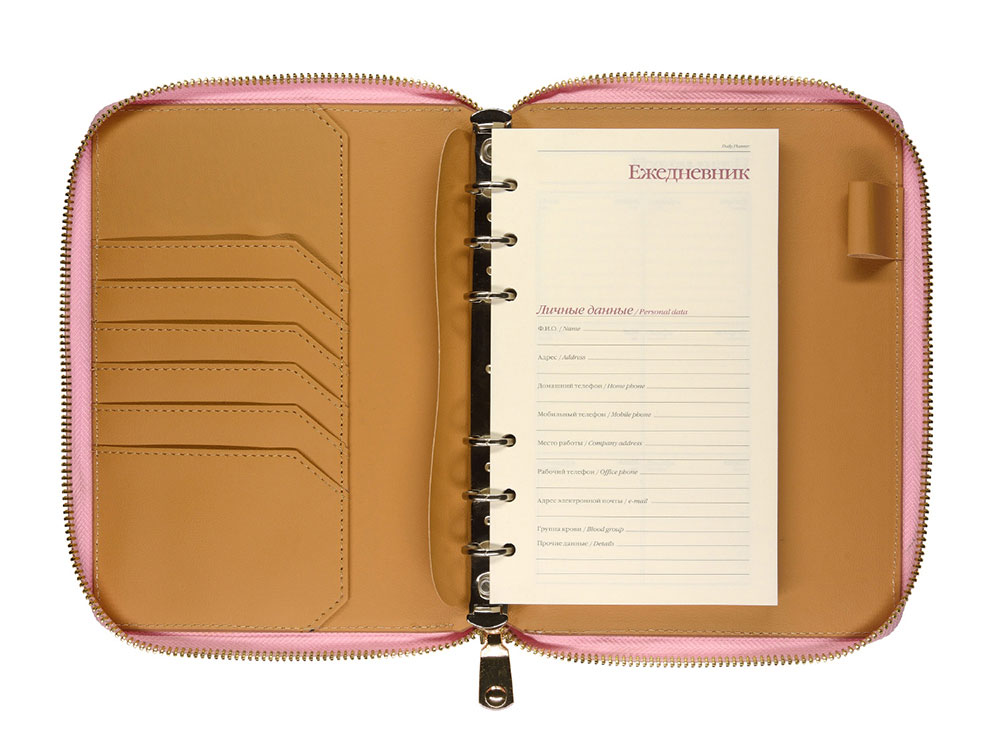 ЕЖЕДНЕВНИК недатированный А5- RIVIERA. ZEFIR (РОЗОВЫЙ ЗЕФИР)-3