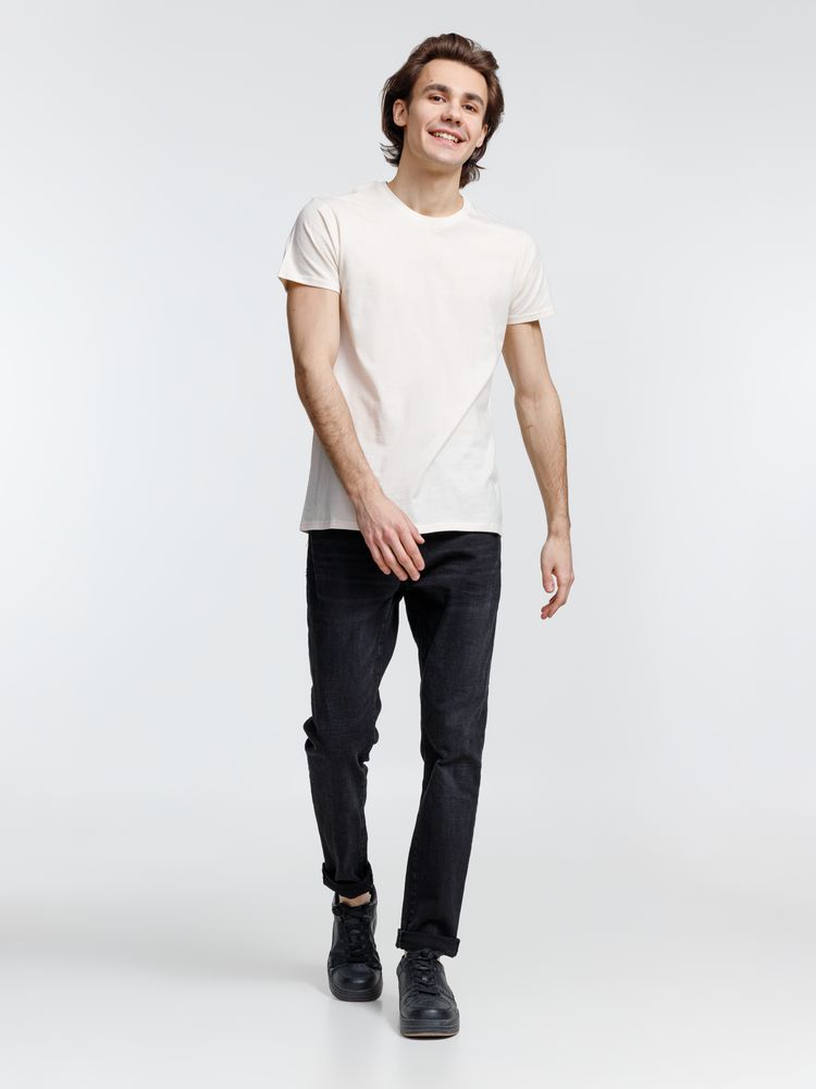 Футболка мужская Crusader Men, светло-бежевая (неокрашенная)-4