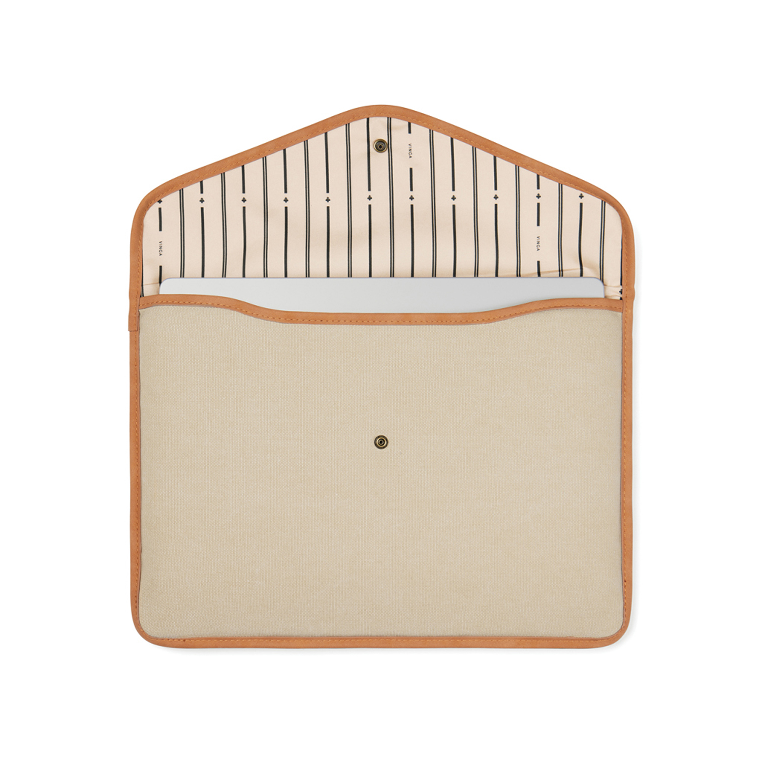 Чехол для ноутбука VINGA Bosler из переработанного канваса GRS, 16’’-1