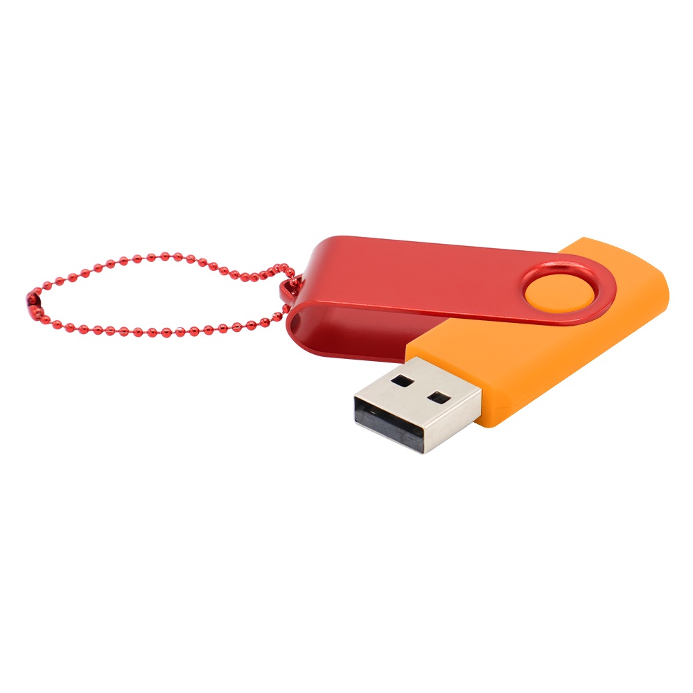 Флешка Designer To Go 2.0 USB 16Gb, Оранжевый/Красный-0