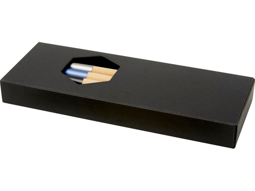 Kerf Комплект из трех бамбуковых ручек, натуральный-4