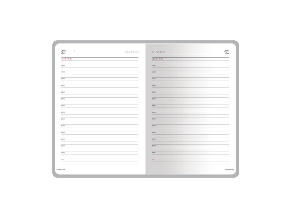 Ежедневник недатированный А6+ Magnum, черный-1