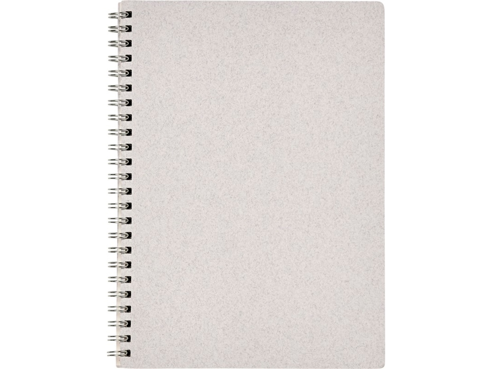 Блокнот Bianco формата A5 на гребне, белый-1