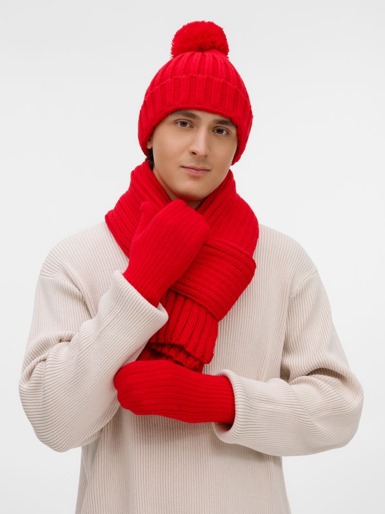 Варежки HappyGo, красные-2