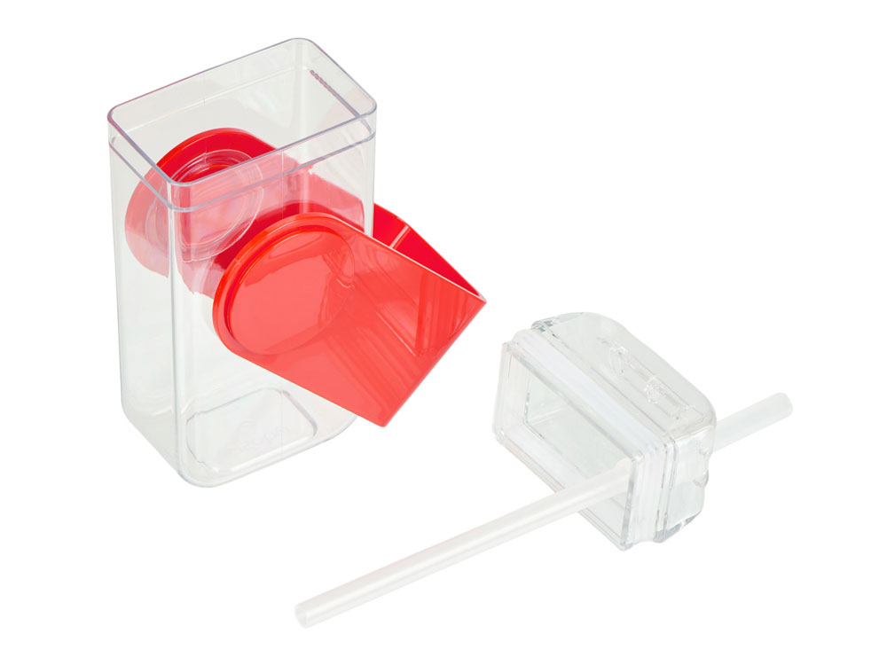 Бутылка для воды JUICY DRINK BOX, красный-3