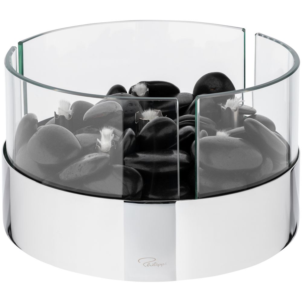 Настольный камин Magnifique с базальтовыми камнями, ver.2-1