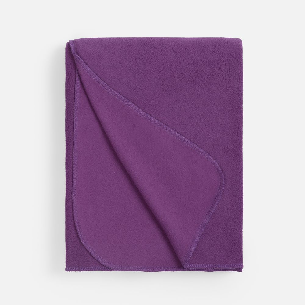Флисовый плед Warm&Peace XL, фиолетовый-1