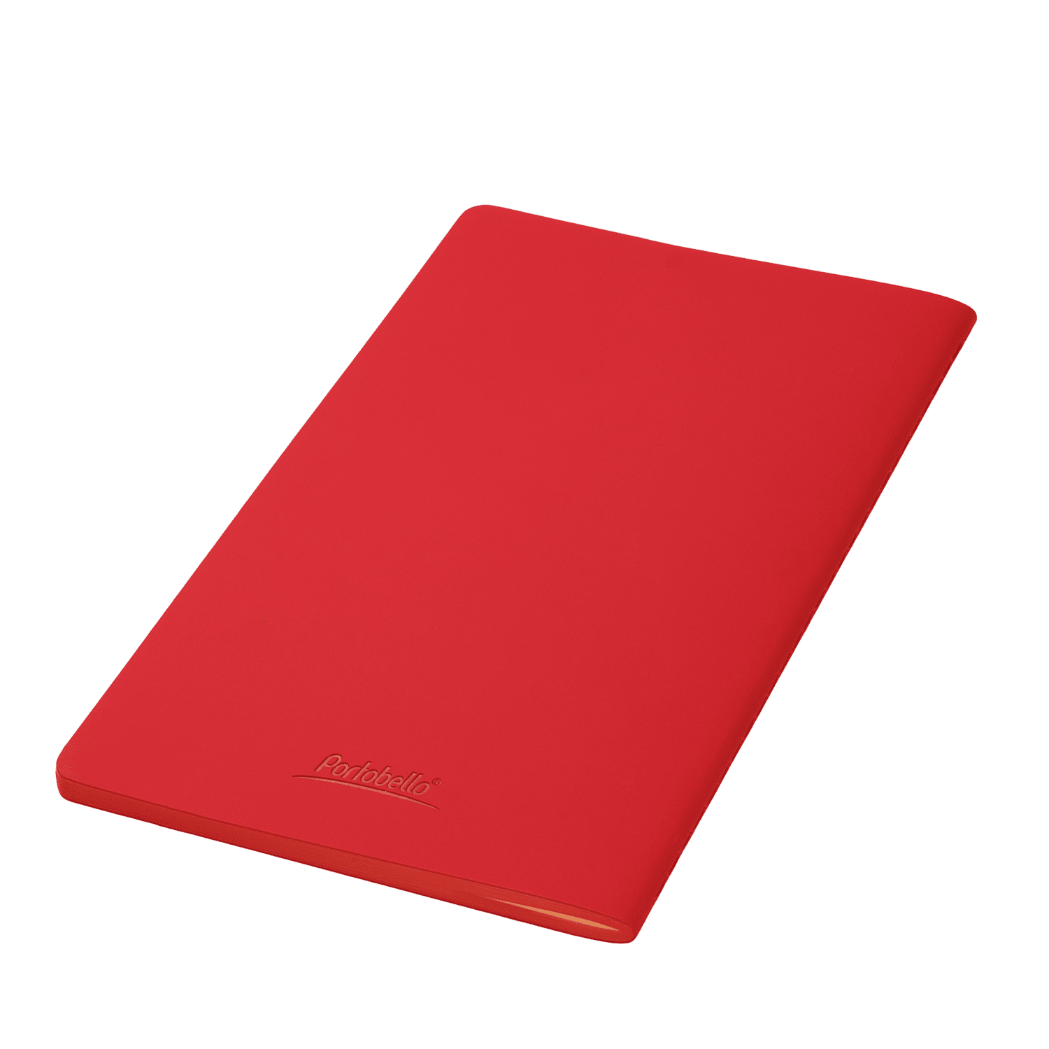 Блокнот Alpha slim, красный-3