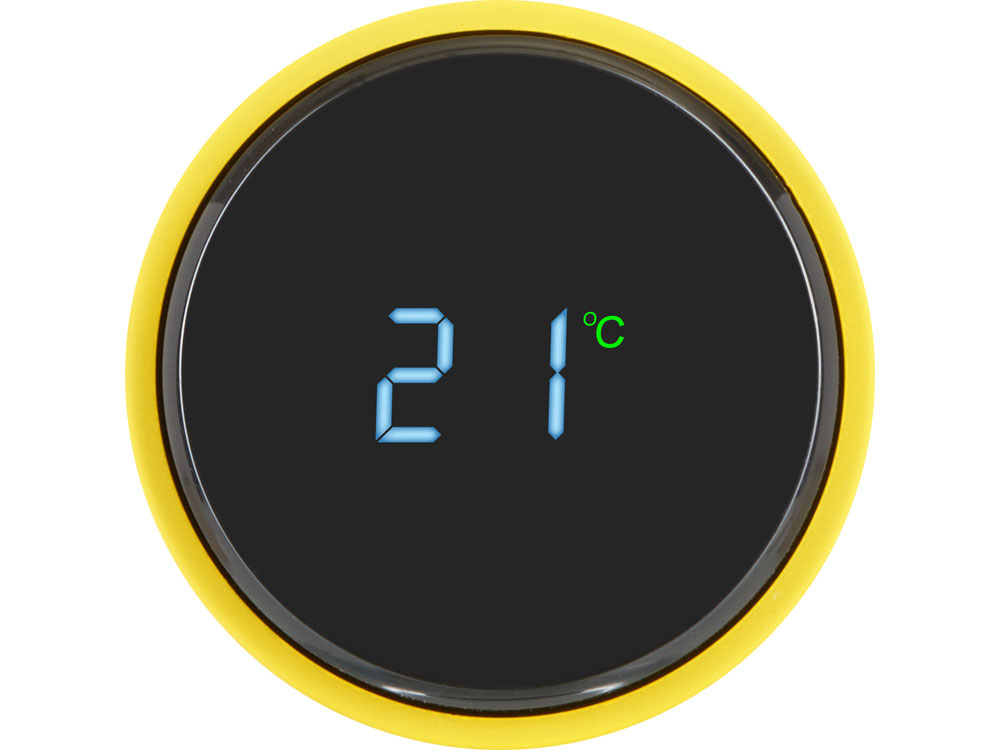 Вакуумный термос Module X с индикатором температуры, 500 мл, тубус, желтый 109C-3