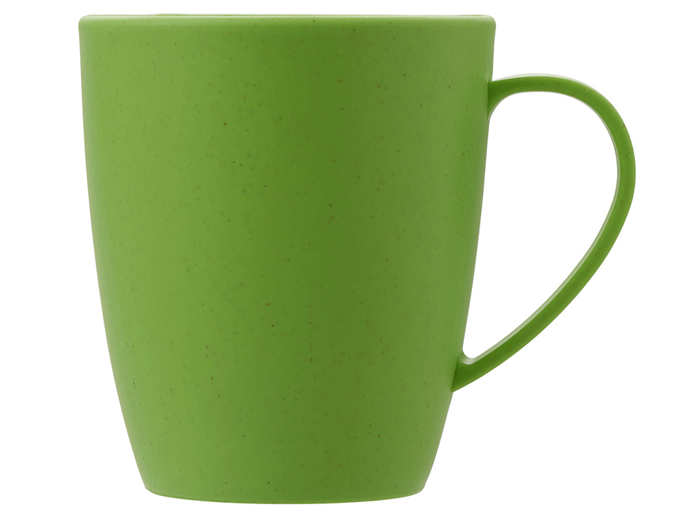 Кружка из пшеничного волокна Morning, 400 мл, зеленый-1