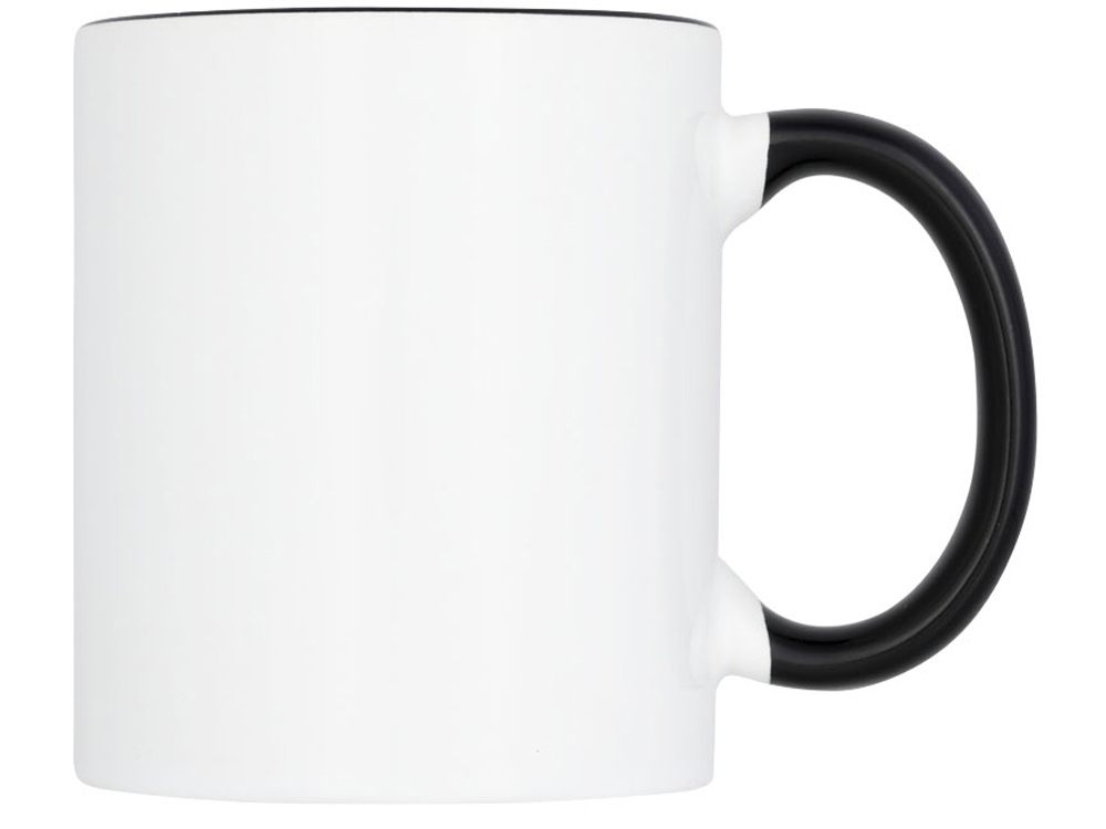 Цветная кружка Pix для сублимации, белый/черный-1