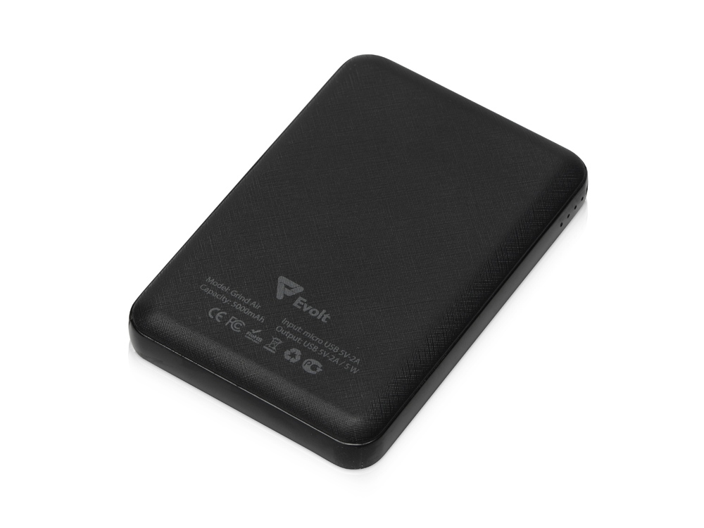 Портативное беспроводное зарядное устройство Grind Air, 5000 mAh-1