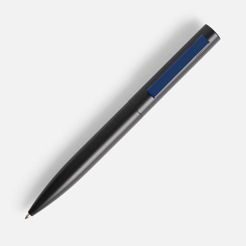 Ручка шариковая Inkolor, черная с темно-синим-1