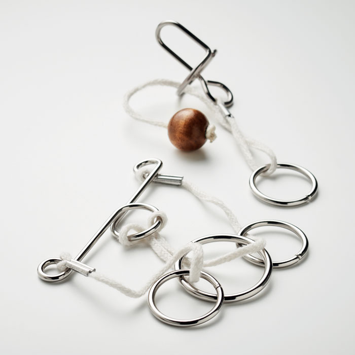 Набор головоломок, серебряный-2