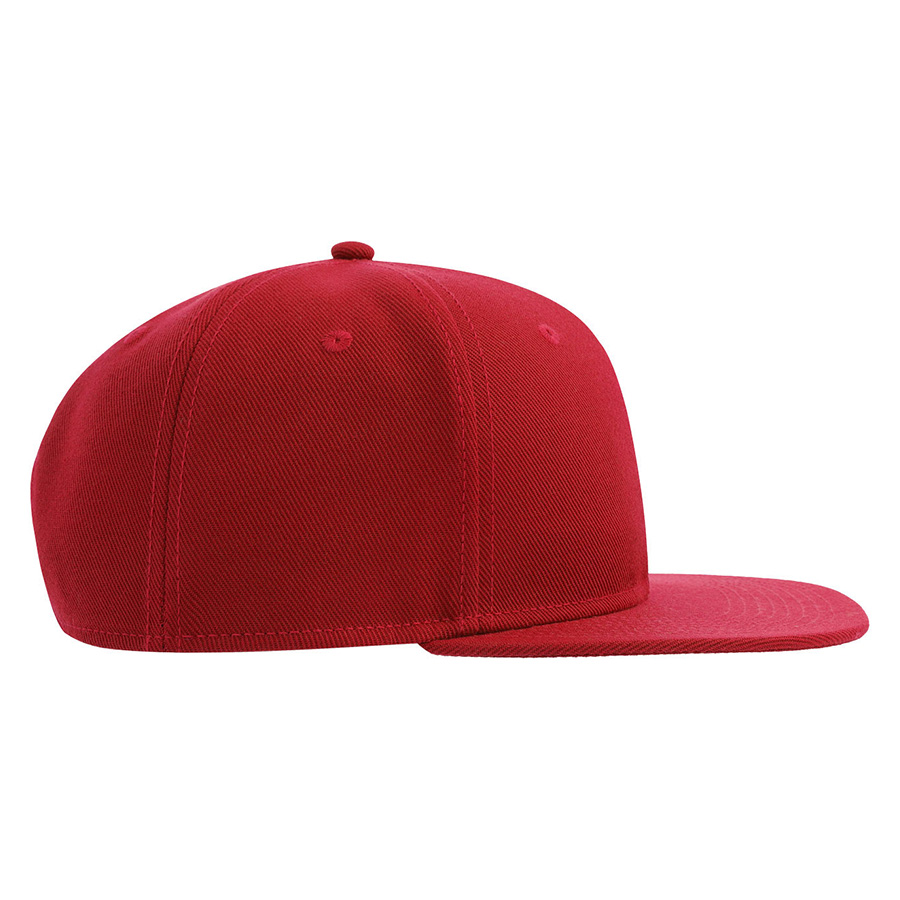 Бейсболка SNAP BACK-S, 6 клиньев, пластиковая застежка, красный-9