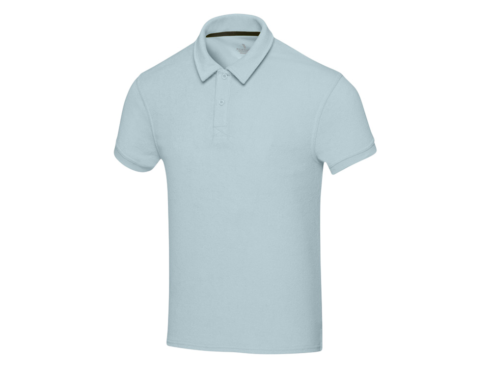 Рубашка поло унисекс Akoya из переработанного махрового материала - Cloud Blue-0