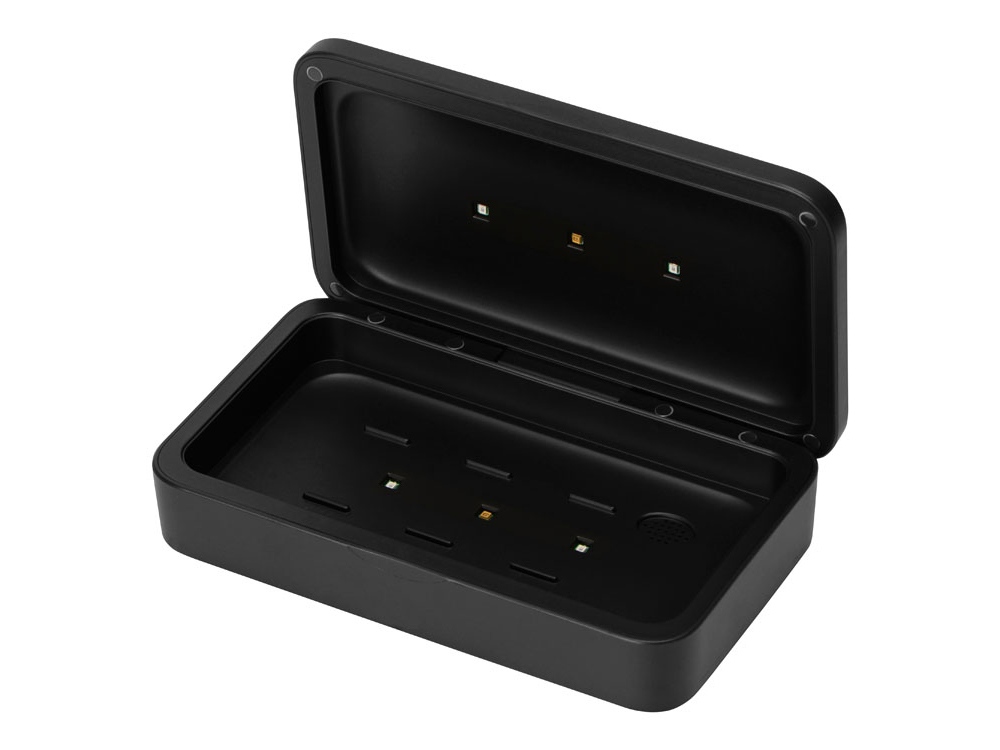 УФ-стерилизатор c функцией беспроводной зарядки Sector, Evolt, черный-3