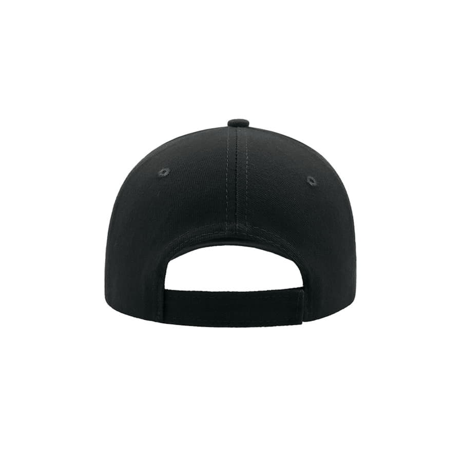 Бейсболка LIBERTY SIX, 6 клиньев, застежка на липучке, черный-5
