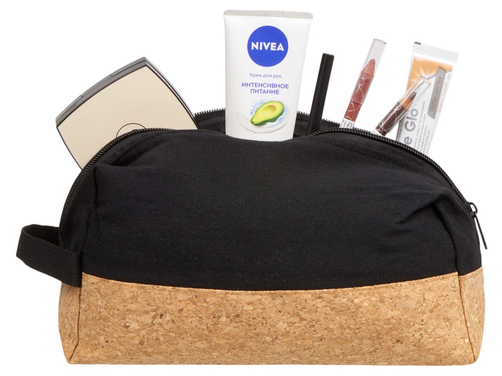 Подарочный набор с пилкой, бальзамом и расческой, черный-4