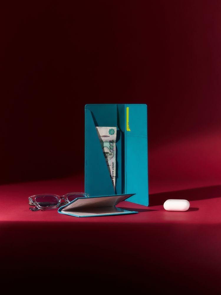 Дорожный органайзер Nubuk, бирюзовый-4