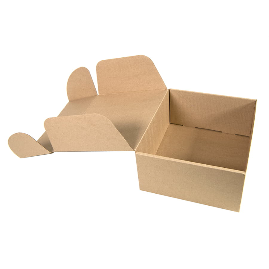 Коробка подарочная Big BOX, размер: 24 x 21 x 11 см  картон МГК бур., самосборная, коричневый-1