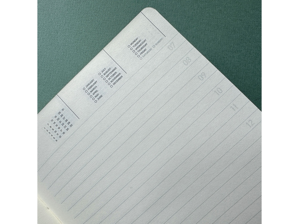 Ежедневник недатированный А5 Megapolis Nebraska Flex, синий с серебристым обрезом-5