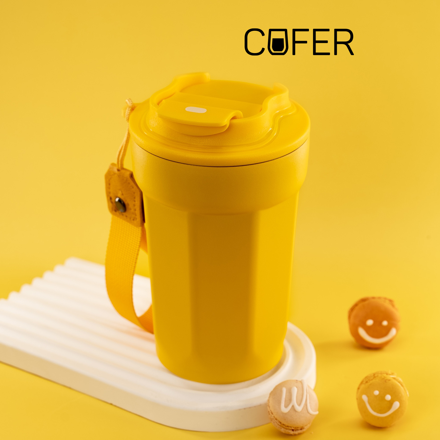 Термостакан TEDGE (желтый)-0