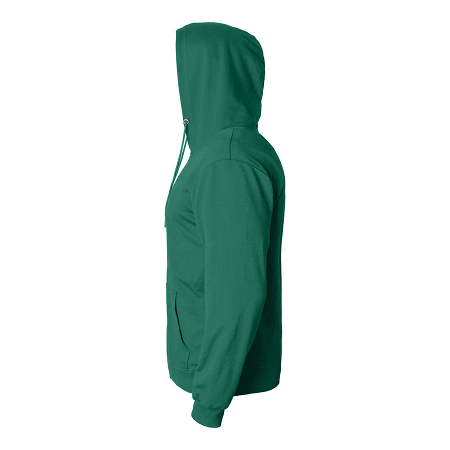 Толстовка унисекс с капюшоном SELEN 260, темно-зелёный-1