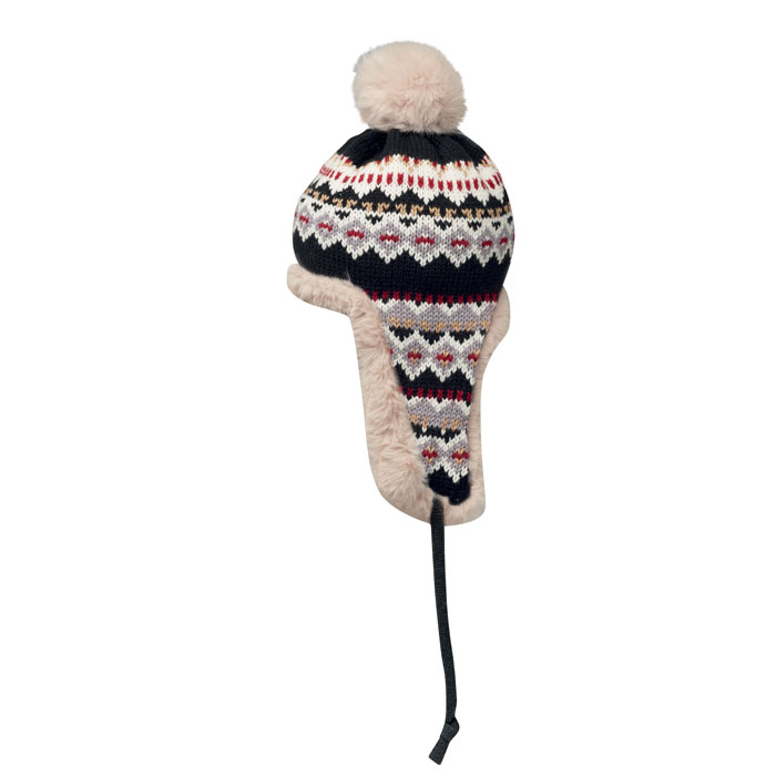 Шапка-ушанка, черный-3