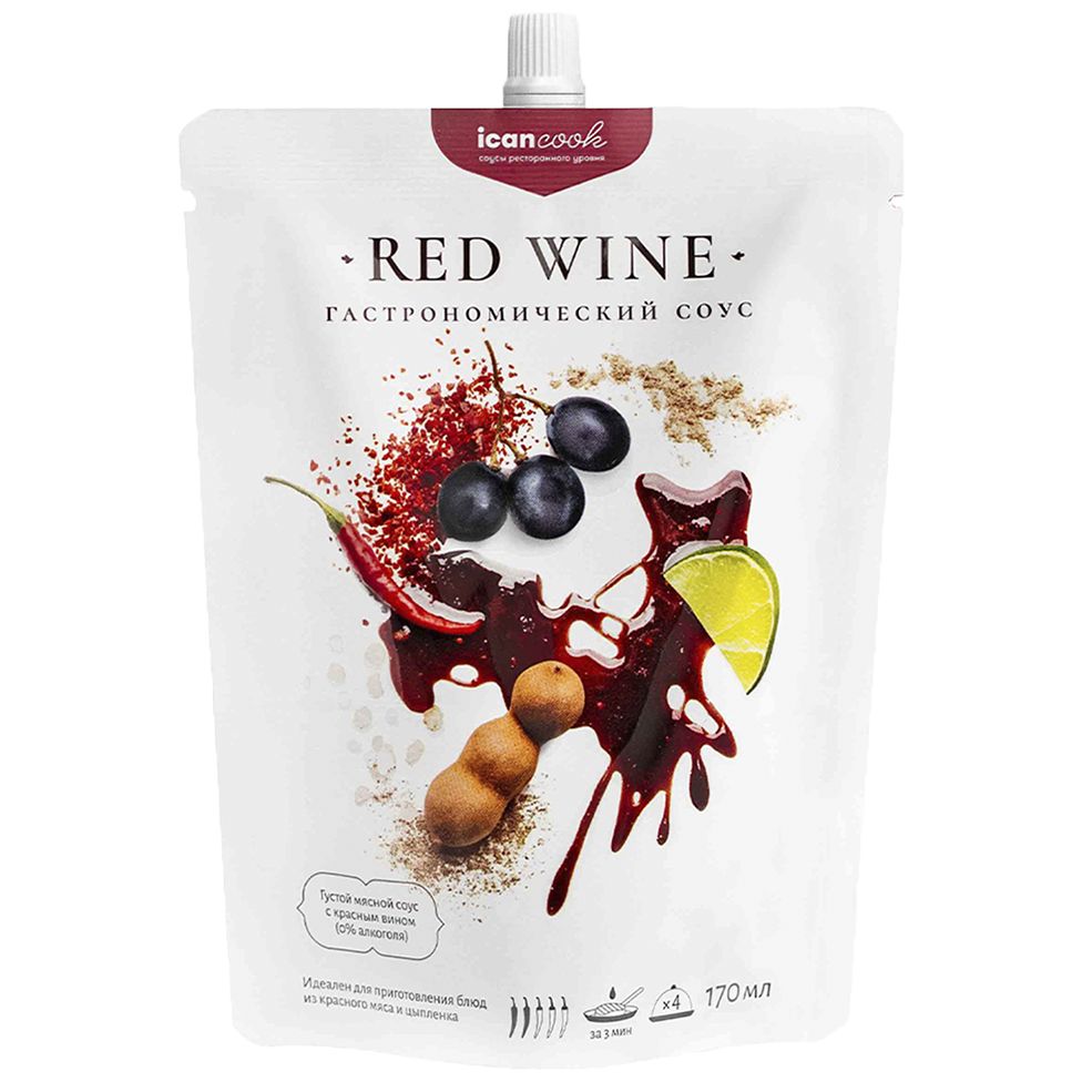 Соус Icancook, большой, красное вино-0