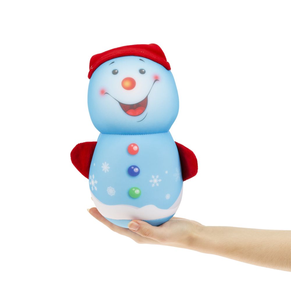 Подушка декоративная FrostyLove на заказ, снеговик-3