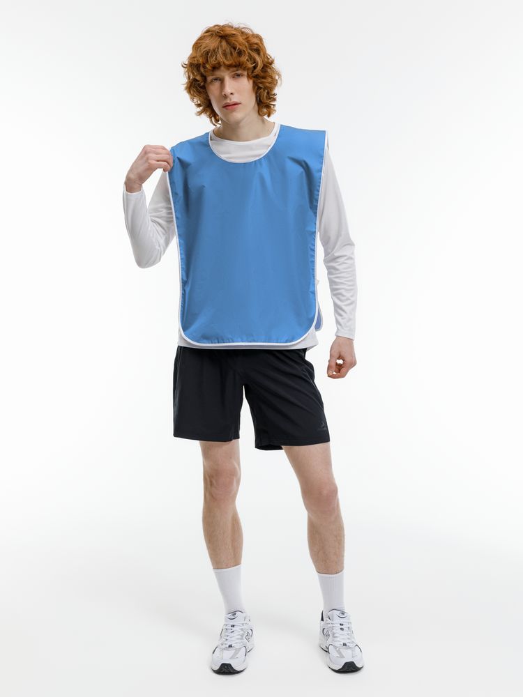 Манишка Member, голубая с белым-3