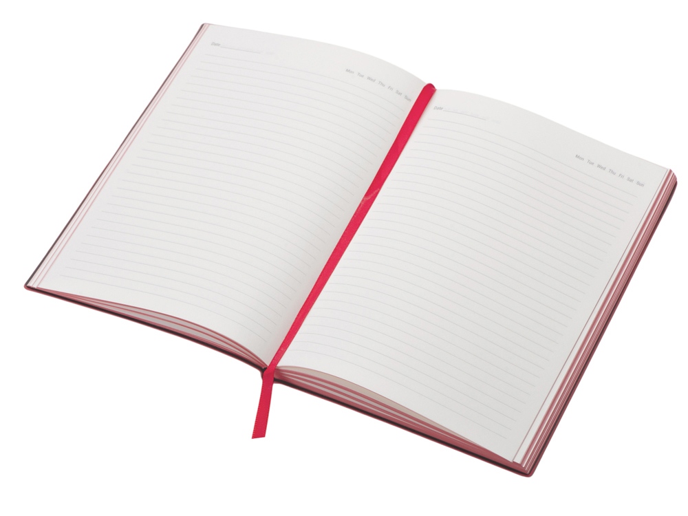 Бизнес-блокнот C1 софт-тач, гибкая обложка, 128 листов, красный-3