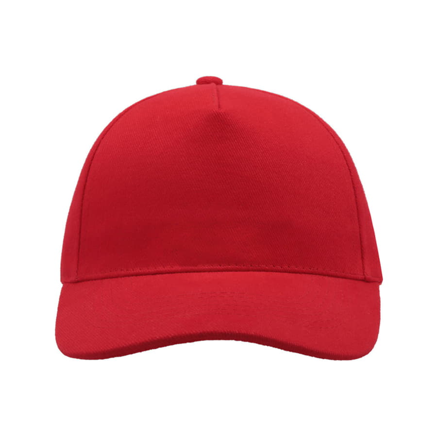 Бейсболка LIBERTY FIVE BUCKLE, 5 клиньев, металлическая застежка , красный-3