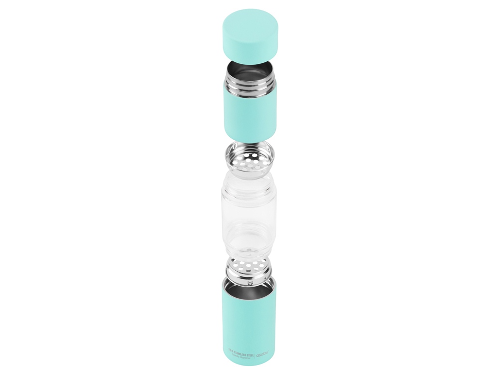 Бутылка для воды FLAVOUR U SEE, 460 мл, бирюзовый-2