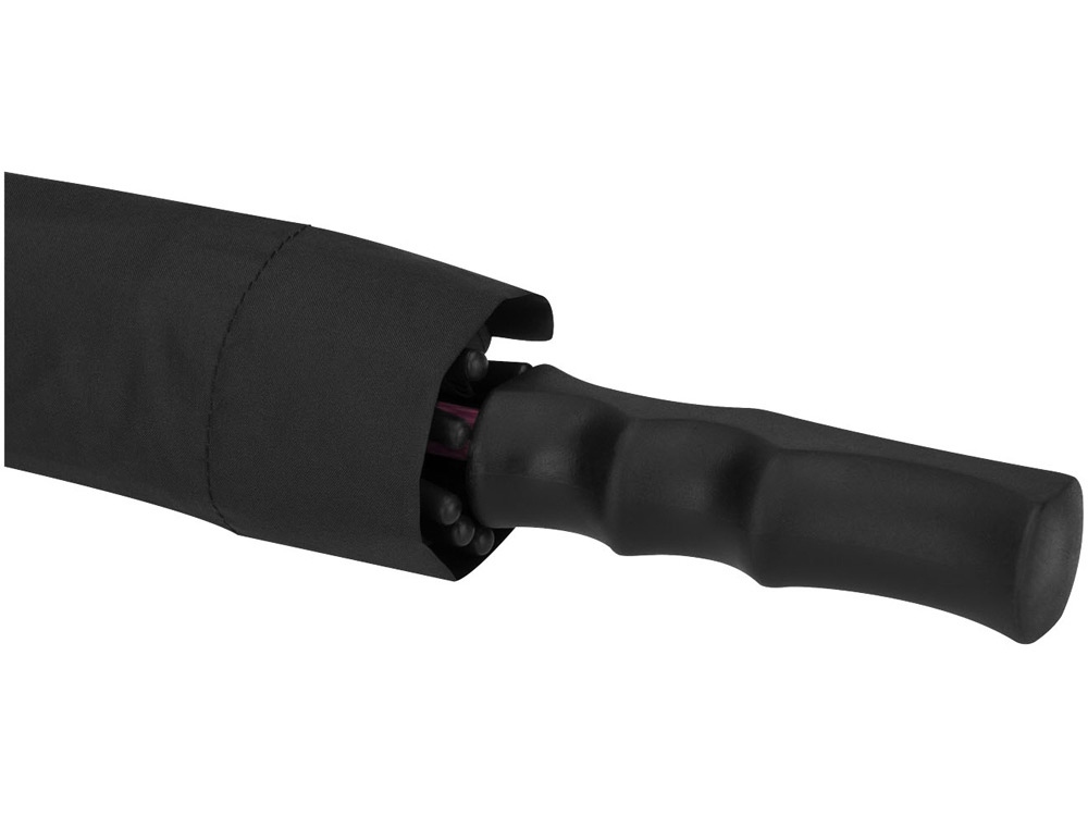 Зонт трость Spark полуавтомат 23, черный/красный-4