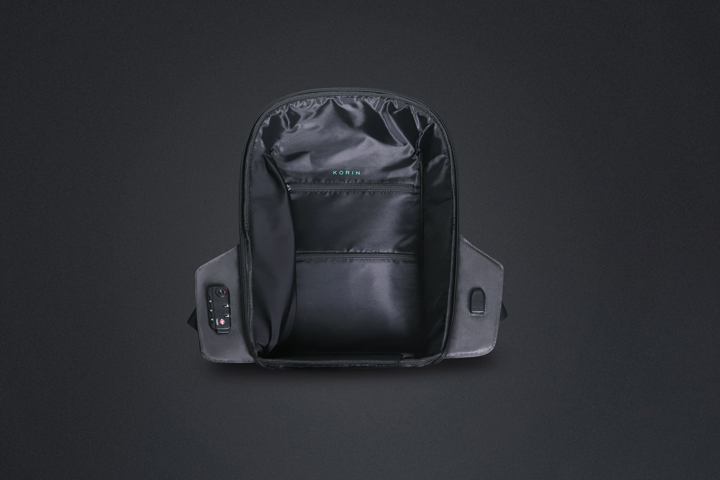 Рюкзак HiPack 43х33х16 см, черный-9
