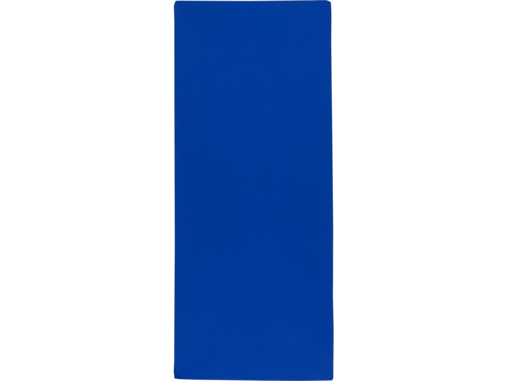 Lucas спортивное полотенце из переработанного полиэстера 30х80 см - Ярко-синий-1