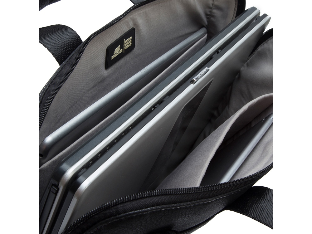 Сумка для ноутбука 15.6 из кожзама 8930, черный-4