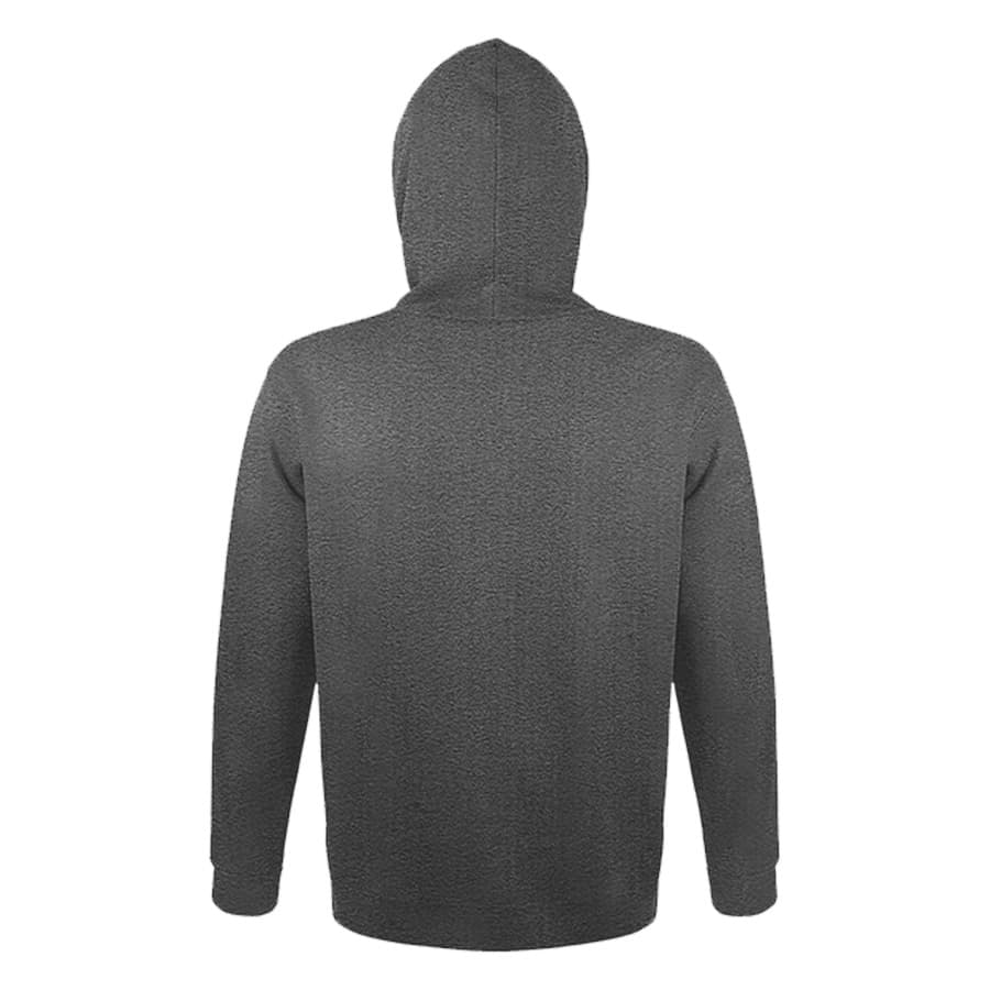 Толстовка унисекс с капюшоном SNAKE 280, тёмно-серый меланж-1
