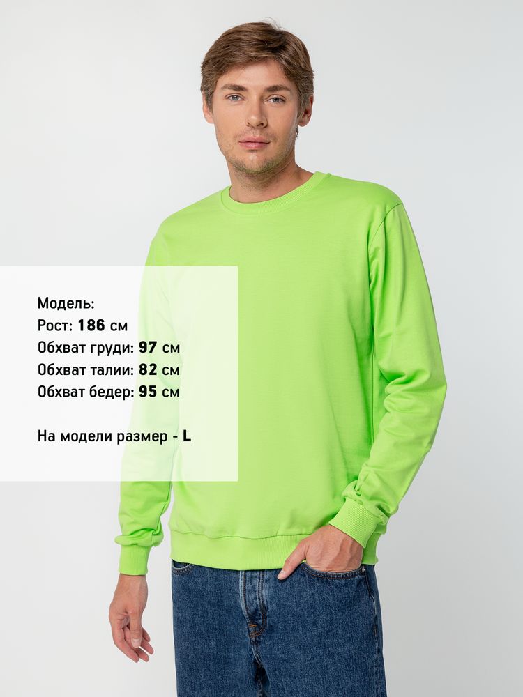 Свитшот Toima 2.0, зеленое яблоко-2