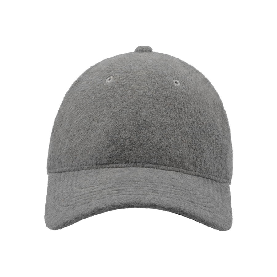 Бейсболка UNI-CAP POLARFLEECE, без панелей и швов, без застежки, серый-3