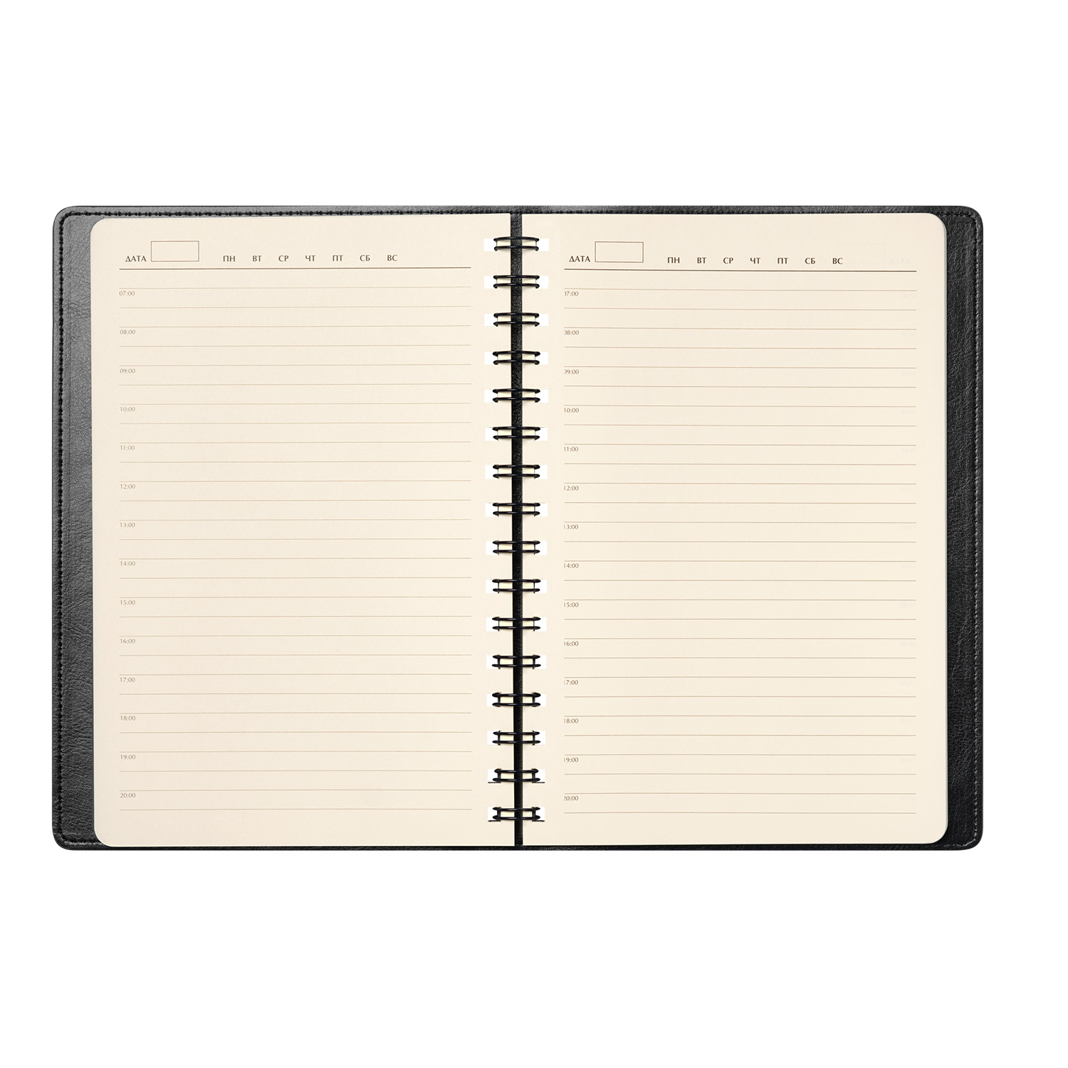 Ежедневник Виста Нео (Vista Neo) недатированный, черный-7