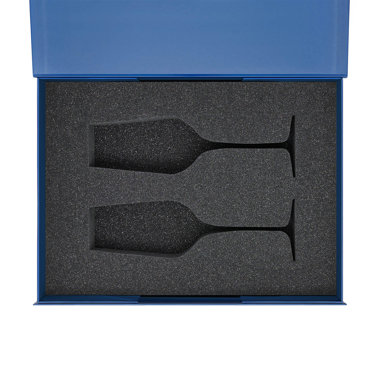 Ложемент под 2 бокала для шампанского (рифленое стекло) в среднюю коробку-трансформер (арт. 695721)-4