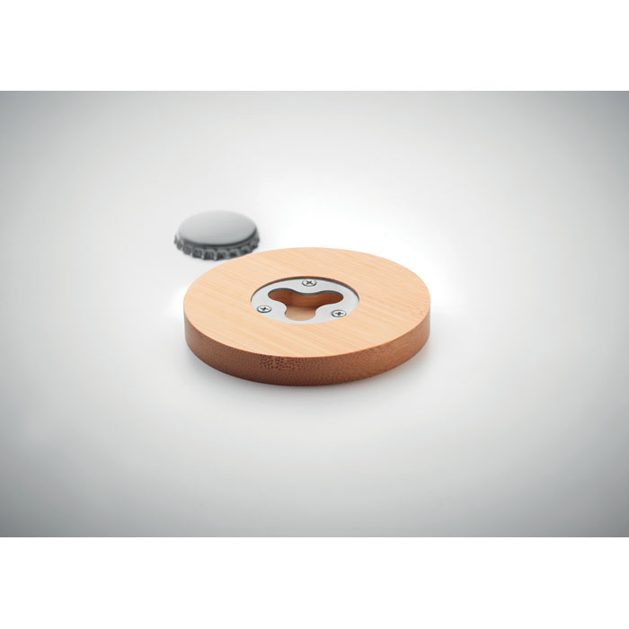 Открывалка для бутылки бамбук, древесный-2