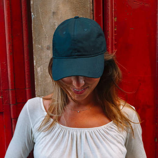 Бейсболка с NFC-меткой в козырьке GREEN CAP 265 из органического хлопка , белый-6