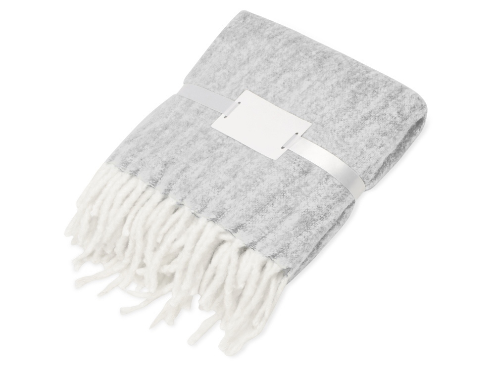 Плед Warmy с шерстью, светло-серый-0