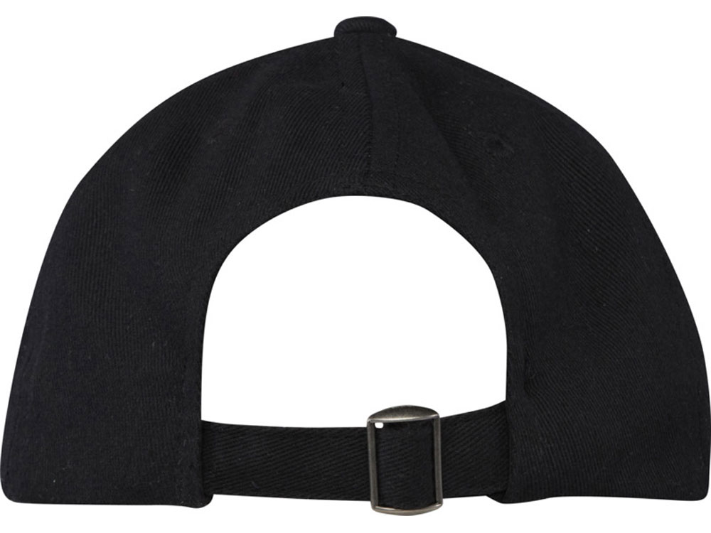 Opal с 6 панелями Aware™ кепка из переработанных материалов - сплошной черный-2